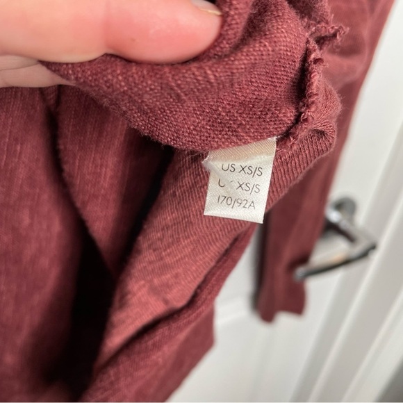 Free People Beach Cocoon Cowl Pullover in Terracotta Oversized XS/S - Picture 12 of 12